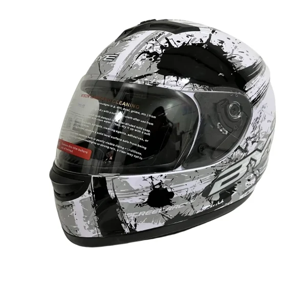 Casco moto Street Racing negro - Imagen 3