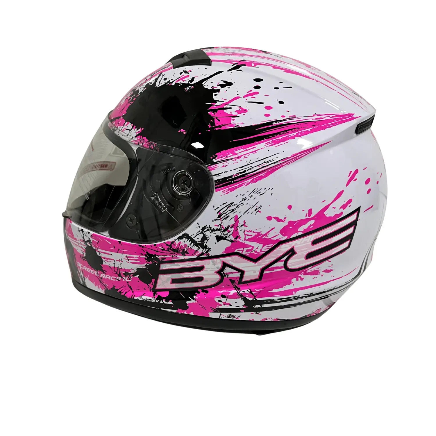 Casco moto Street Racing rosa - Imagen 5