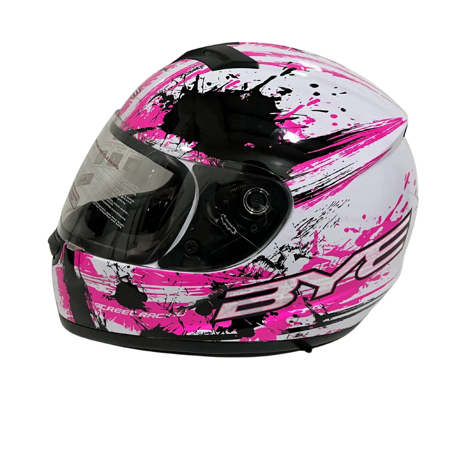 Casco moto Street Racing rosa